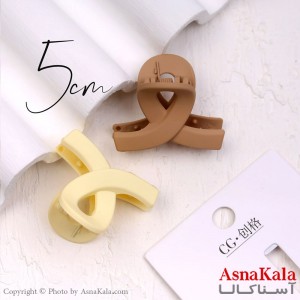 مینی کلیپس پینترستی مدل روبان رنگ نود کد HAIR13901W