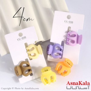 مینی کلیپس پینترستی مدل چنگکی رنگی کد HAIR13905W