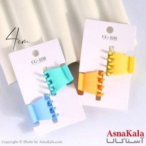 مینی کلیپس پینترستی مدل چنگکی مینیمال رنگی کد HAIR13907W