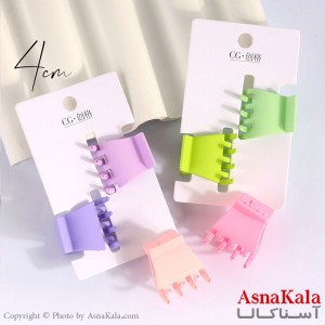 مینی کلیپس پینترستی مدل چنگکی مینیمال رنگی کد HAIR13908W