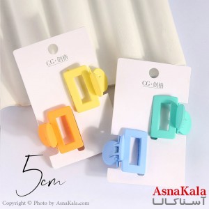 مینی کلیپس پینترستی مدل مربع رنگی کد HAIR13913W