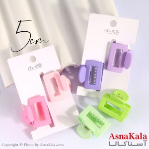 مینی کلیپس پینترستی مدل مربع رنگی کد HAIR13914W