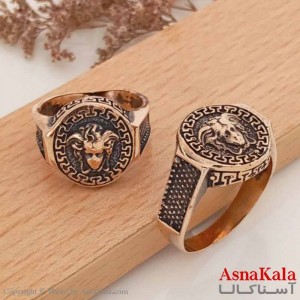 انگشتر طلاروس مردانه خاص مدل ورساچه  کد ANG19605W