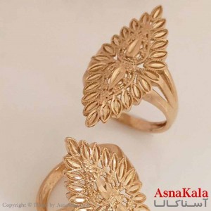 انگشتر زنانه طلاروس  مدل خورشید کد ANG19643W