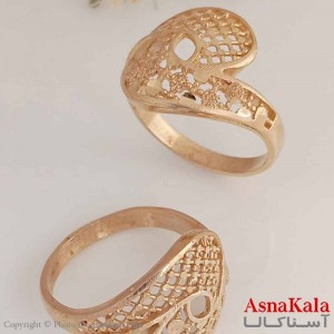 انگشتر زنانه طلاروس  طرحدار کد ANG19655W
