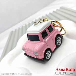 جاکلیدی فانتزی مدل ماشین صورتی کد HAIR13966W