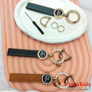 جاکلیدی چرمی نگینی مدل تویوتا کد HAIR13991W