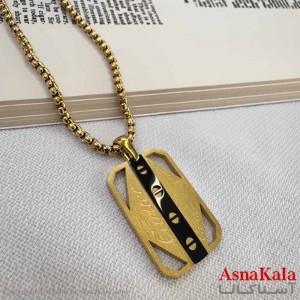 گردنبند مردانه استیل مدل کارتیر کد GNB16906W