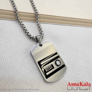 گردنبند مردانه استیل مدل مونت بلانک کد GNB16908W