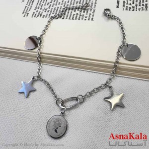 دستبند دخترانه مینیمال مدل الیزابت کد DSB18631W