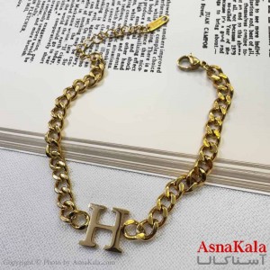 دستبند دخترانه مینیمال مدلH  کد DSB18633W