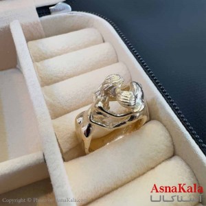 انگشتر زنانه طلاروس مدل عاشقانه  ANG19672W