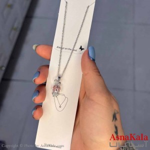 گردنبند دخترانه استیل316 مدل  خرگوشی کد GNB16953W