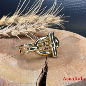 انگشتر زنانه استیل مدل هرمس کد ANG19684W