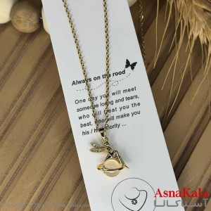 گردنبند دخترانه استیل316 مدل  فرشته کد GNB161011W