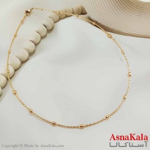 گردنبند ژوپینگ مینیمال دخترانه مدل توپی کد GNB161036W