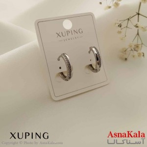 گوشواره آویزی زنانه مدل دایره ای ژوپینگ کد GSH15695W