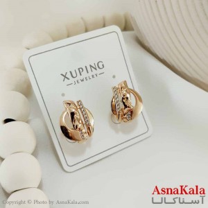 گوشواره زنانه مدل پیچی ژوپینگ کد GSH15788W
