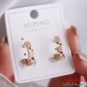 گوشواره حلقه ای زنانه مدل گرد  ژوپینگ کد GSH15845W