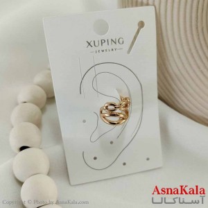 گوشواره دخترانه مینیمال مدل ایرکاف پیچی ژوپینگ کد GSH15848W