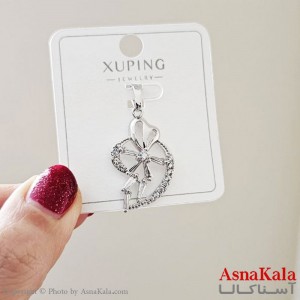 گردنبند ژوپینگ مینیمال دخترانه مدل پاپیونی  کد GNB161081W