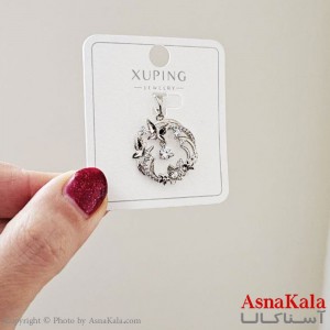 گردنبند ژوپینگ مینیمال دخترانه مدل حلقه ای درخشان  کد GNB161082W