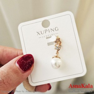 آویز ژوپینگ مینیمال دخترانه مدل مرواریدی کد GNB161086W