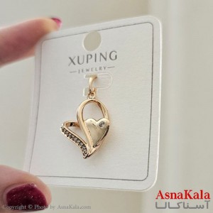 گردنبند ژوپینگ  قلب طرحدار
