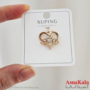 گردنبند ژوپینگ مینیمال دخترانه مدل قلبی کد GNB161100W