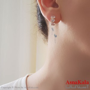 گوشواره حلقه ای نگینی ژوینگ