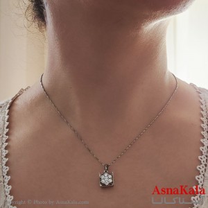 گردنبند مربعی شوپینگ