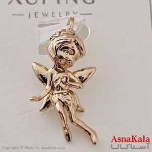 آویز گردنبند فرشته طلایی XUPING