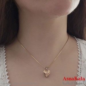 گردنبند ژوپینگ قلب طلایی