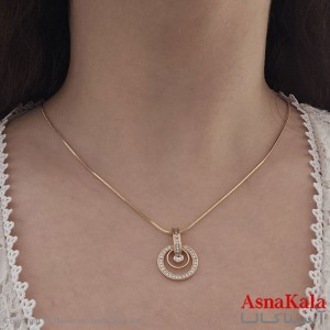 گردنبند ژوپینگ حلقه ای نگینی