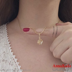 گردنبند ژوپینگ گل طلایی