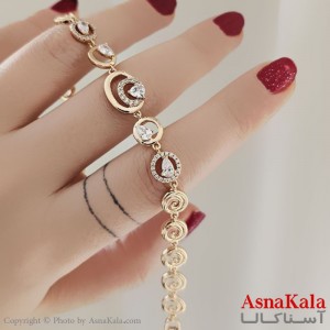 دستبند شوپینگ دایره جواهری