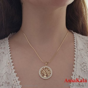 گردنبند ژوپینگ درخت فول نگین