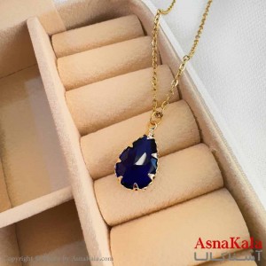 گردنبند استیل دخترانه مدل اشک کد GNB161190W