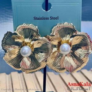گوشواره میخی استیل مینیمال دخترانه مدل گل مینیاتوری  کد GSH15949W