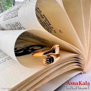 انگشتر زنانه YSX مدل آغوش طلایی ANG19731W