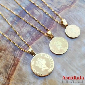 گردنبند زنانه استیل مینیمال مدل الیزابت کد GNB161337W