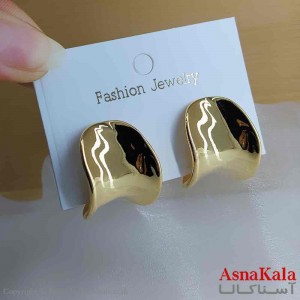 گوشواره فشن استیل مینیمال زنانه مدل طلایی کد GSH151057W