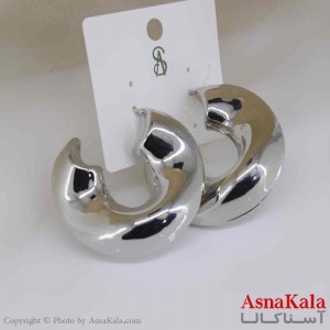 گوشواره استیل نقره ای