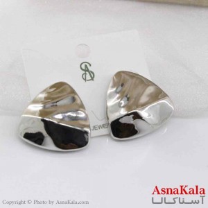 گوشواره استیل نقره ای