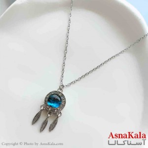 گردنبند زنانه استیل مینیمال مدل کهکشانی آویز دار کد GNB161357W