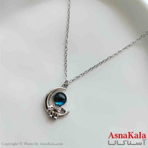 گردنبند زنانه استیل مینیمال مدل فضانورد کد GNB161358W