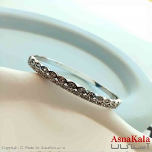 بنگل مینیمال دخترانه XUPING مدل دو لاین نگینی کد DSB18814W