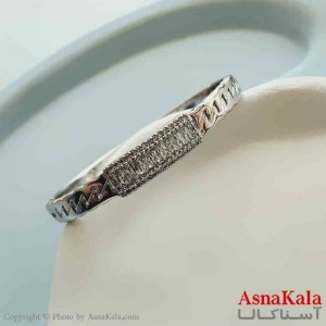 بنگل مینیمال دخترانه ژوپینگ مدل نگینی کد DSB18815W