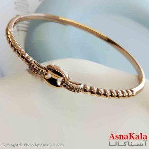 بنگل مینیمال دخترانه ژوپینگ مدل دایره ای کد DSB18828W