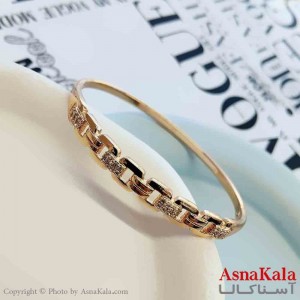 بنگل مینیمال دخترانه ژوپینگ مدل کارتیر طلایی  کد DSB18837W